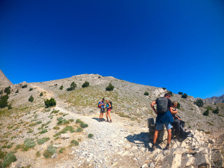 Hiking trail on the way to Skala