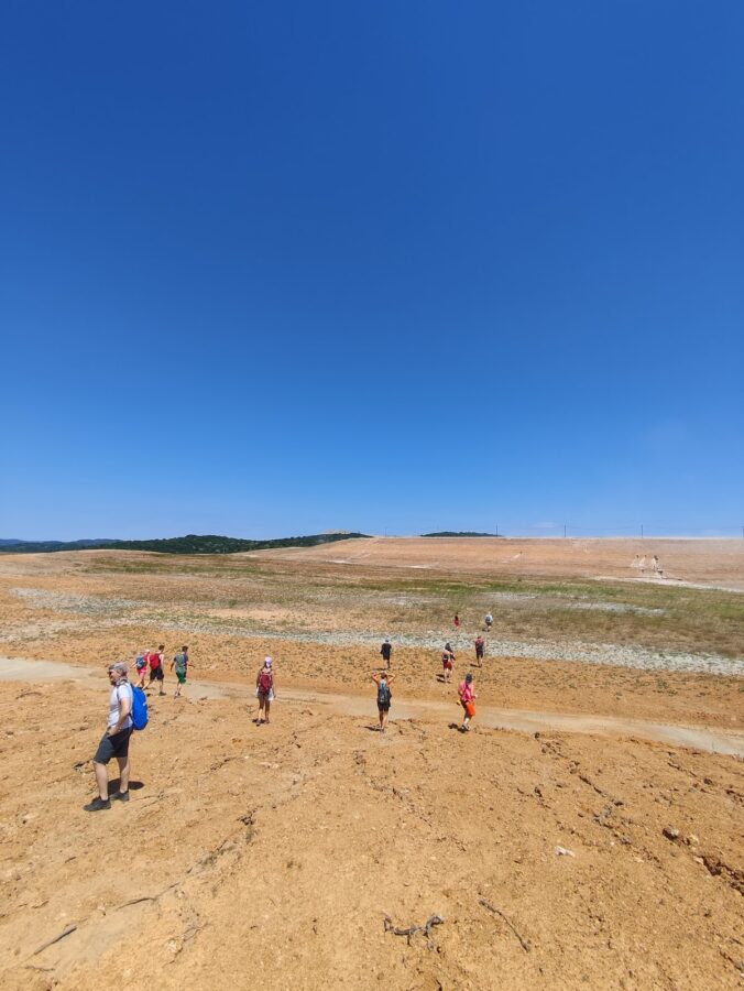 Hiking in the desert in Serbia