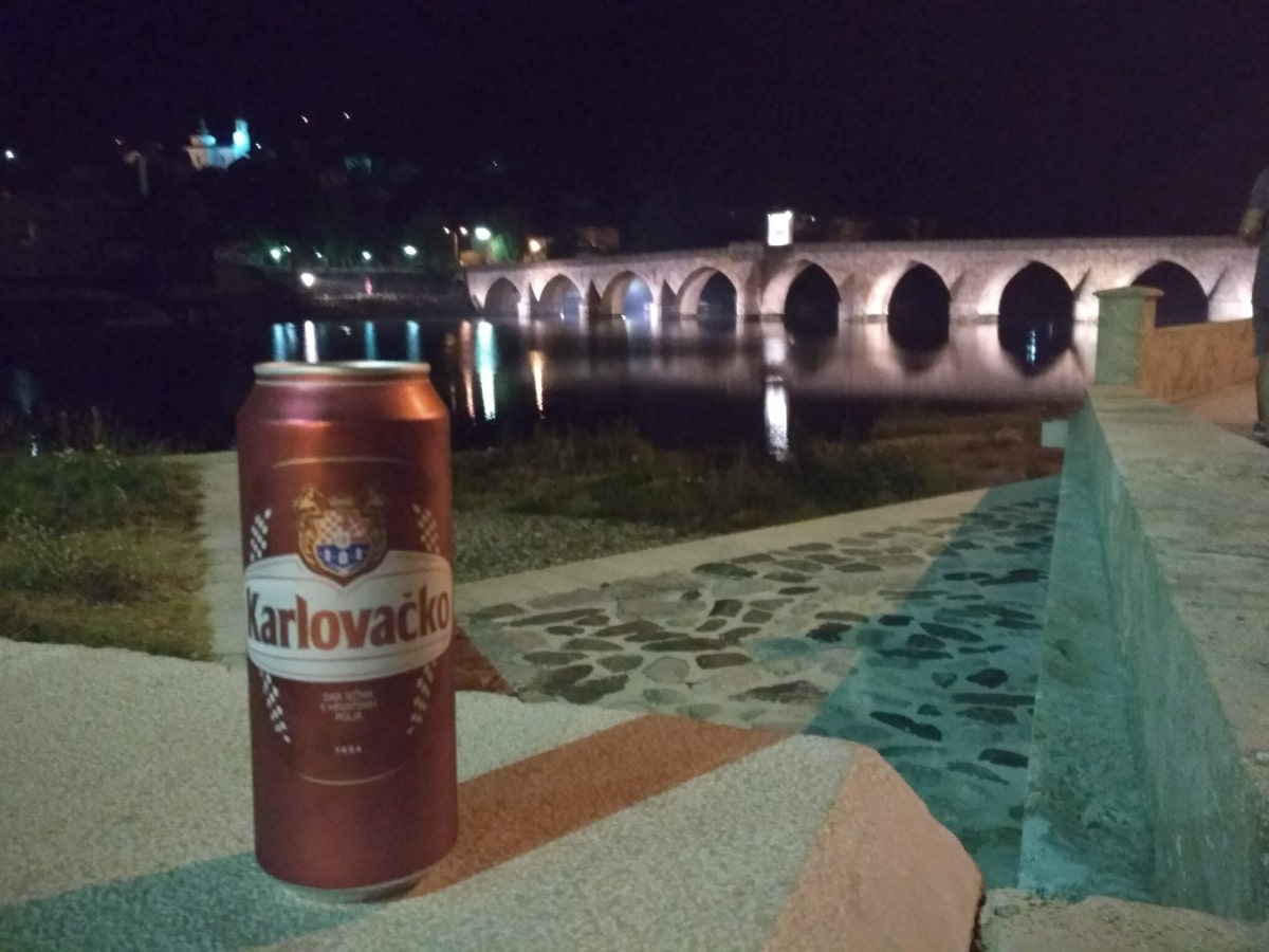 Beer with a view Visegrad