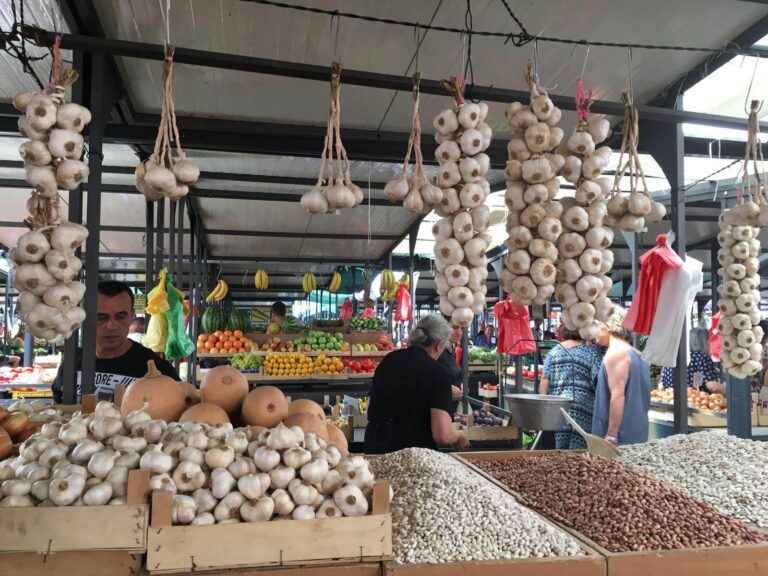 Kalenic pijaca (greenmarket) in Belgrade, Serbia