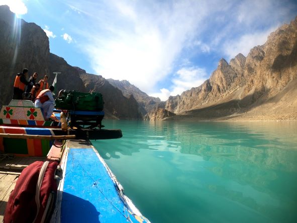 Attabad Lake in Hunza Valley, Pakistan