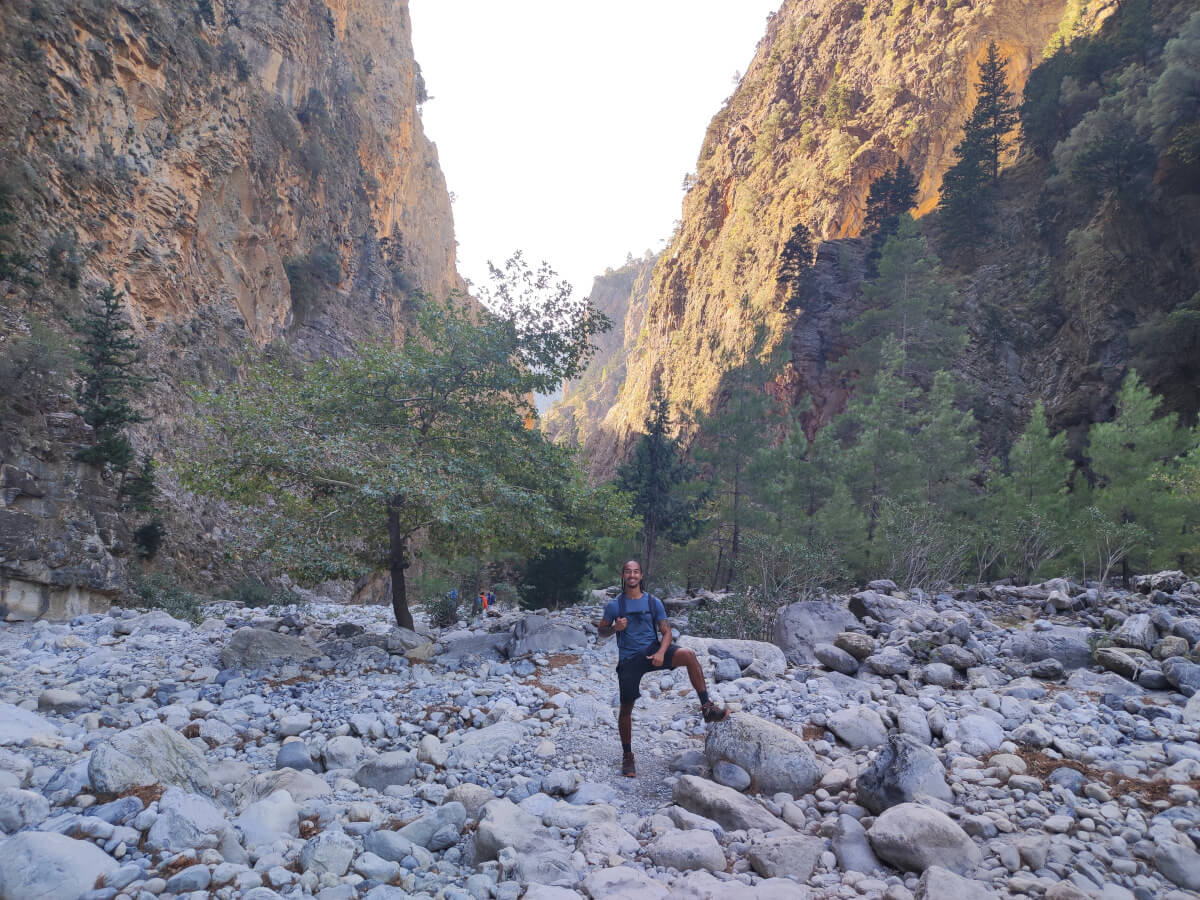 Iron Gates in the Samaria Gorge