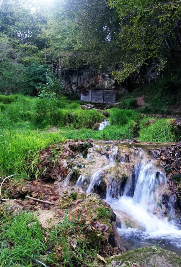 Old cabin in the Taor Springs in Serbia