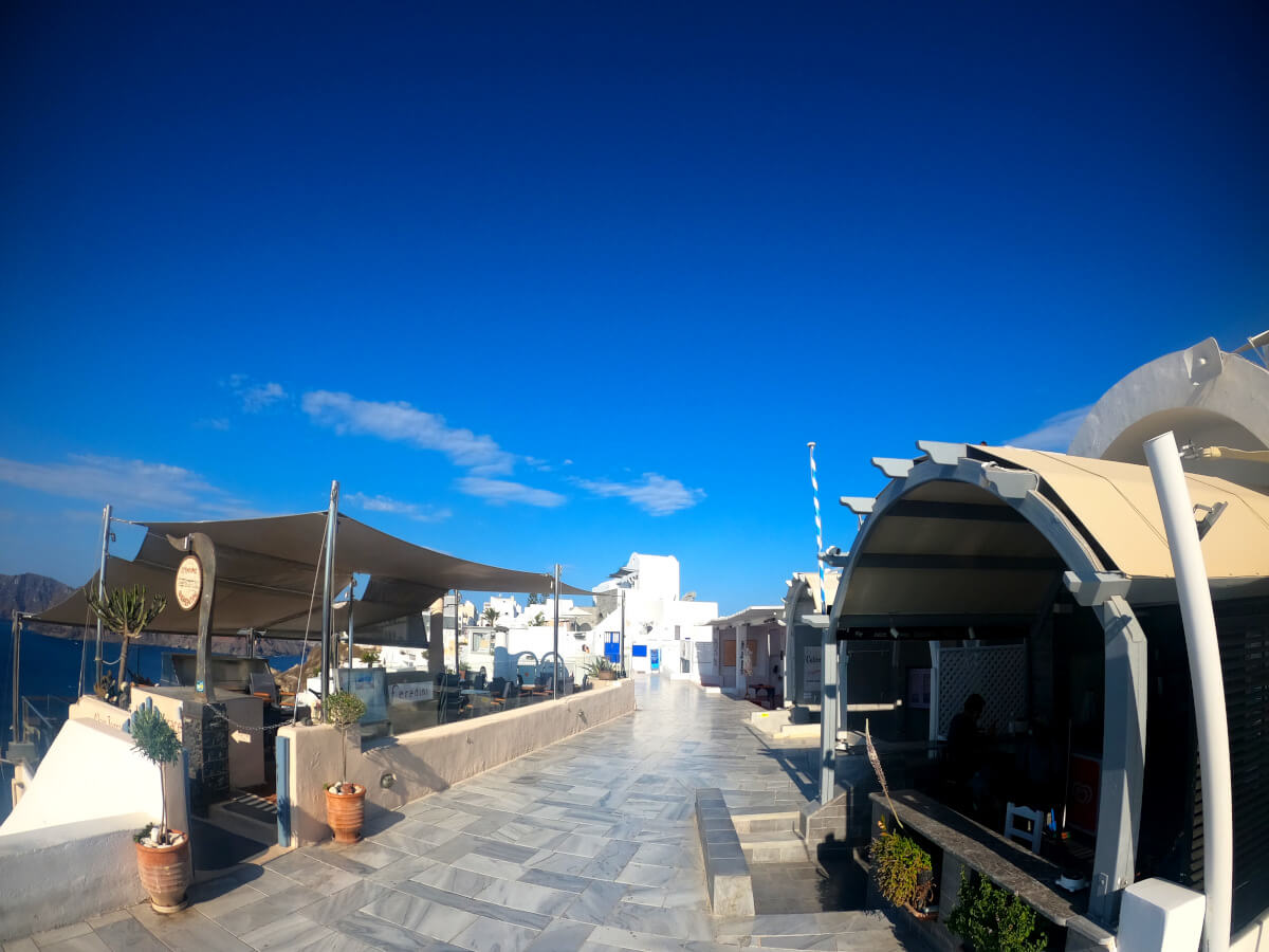 Oia village in Santorini