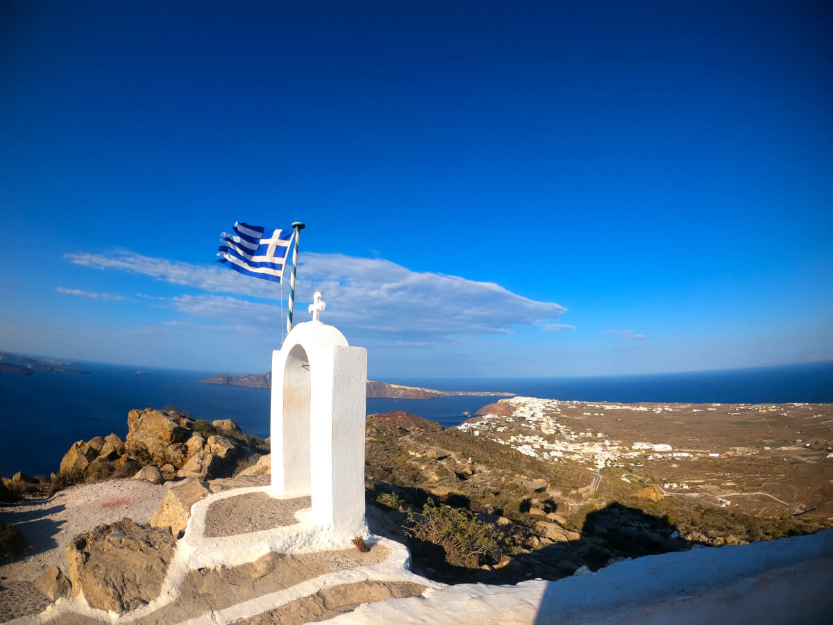 Virgin Mary Holy Chapel in Santorini