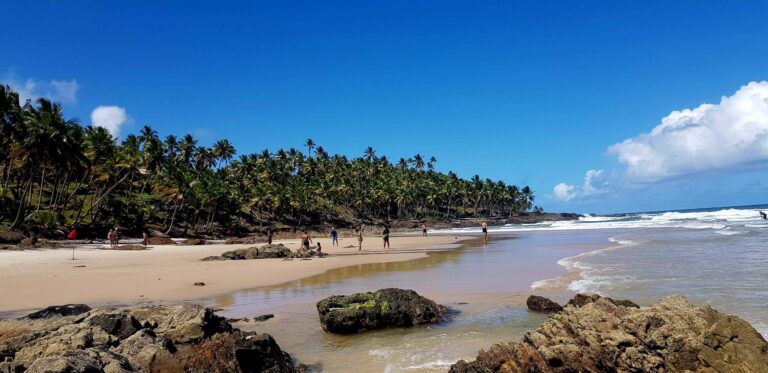 One of the beautiful beaches in Itacare, Bahia, Brazil