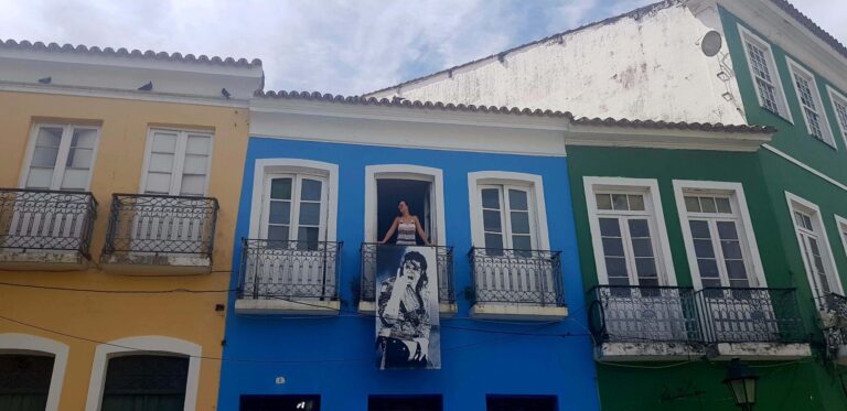 Pelourinho neighbourhood in Salvador in Bahia, Brazil