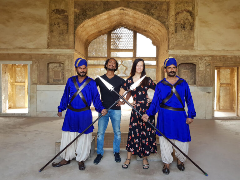 Guards in Lahore Fort, Pakistan