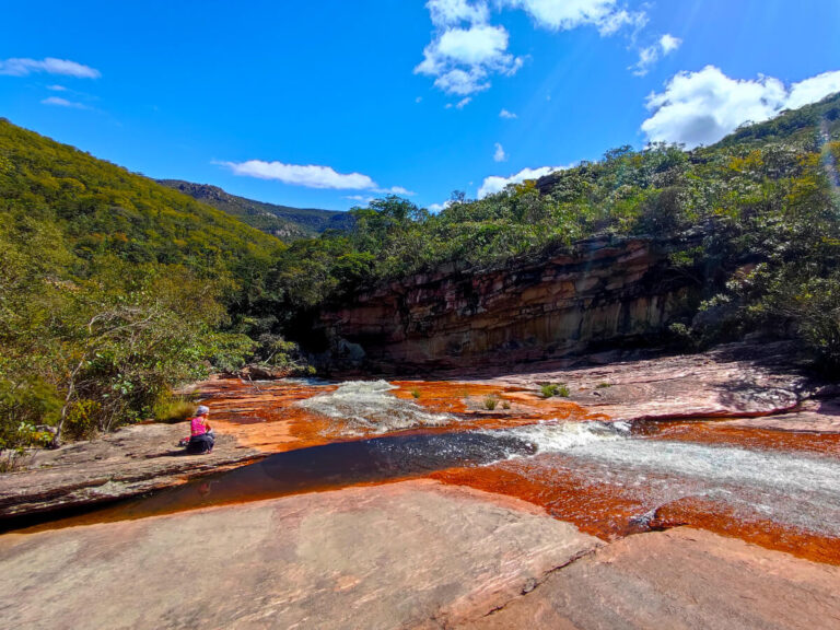 Rodas waterfall in Vale do Capao