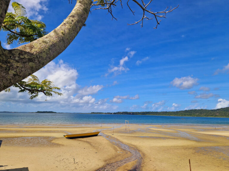 Cacoes beach at Itaparica Island in Bahia, Brazil