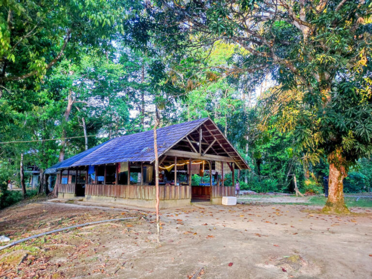 Ping Pe resort at Pempe Maroon Village on the Upper Suriname River in Suriname