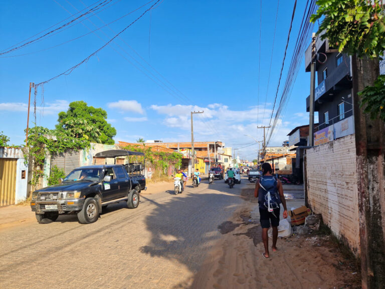 City Barreirinhas in Maranhao, Brazil