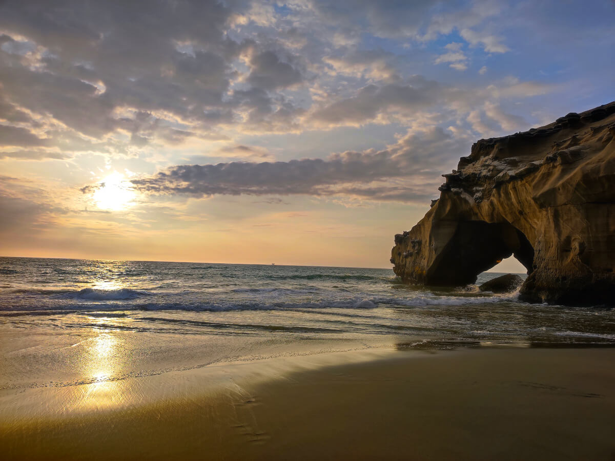 Las Capullanas beach in Lobitos, Peru