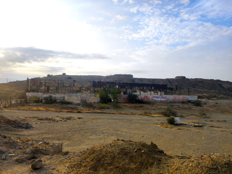 Abandoned building in Lobitos, Peru