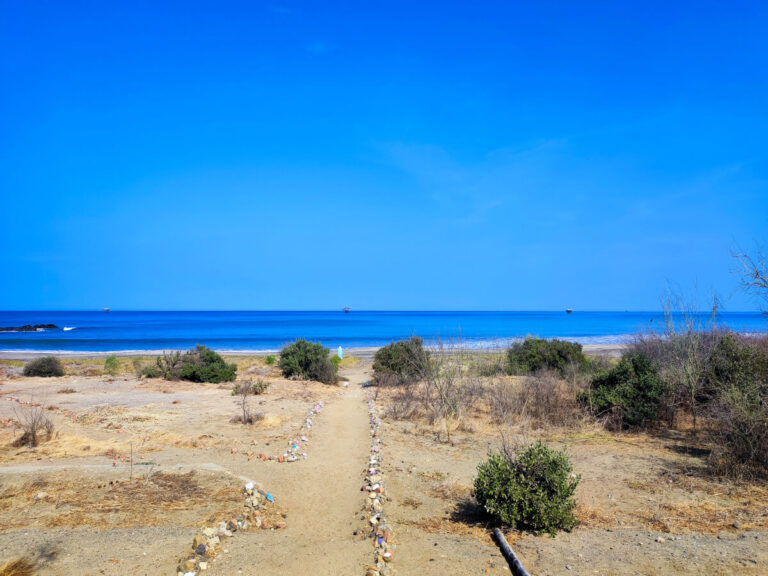 Piscinas Beach in Lobitos, Peru