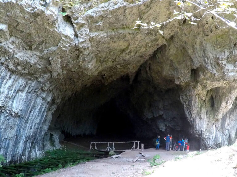 Entrance of the Gradasnica Cave in Serbia