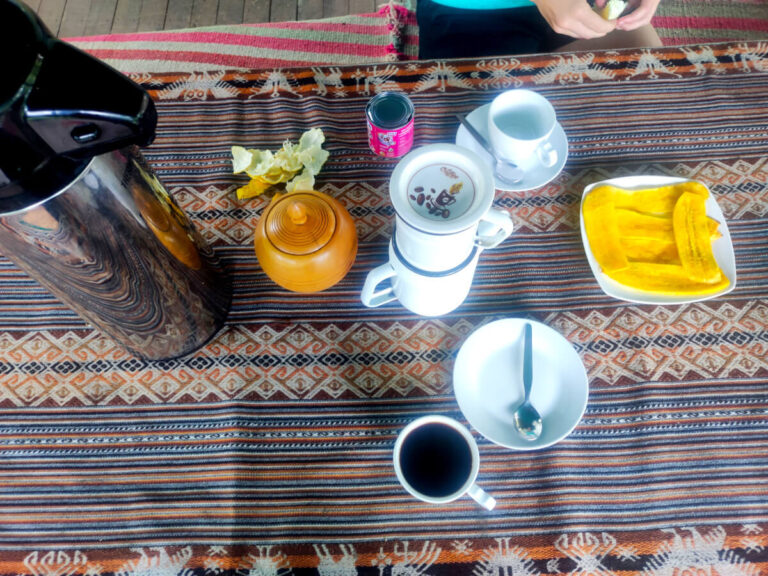 Coffee and bananas from Lucmabamba in Peru