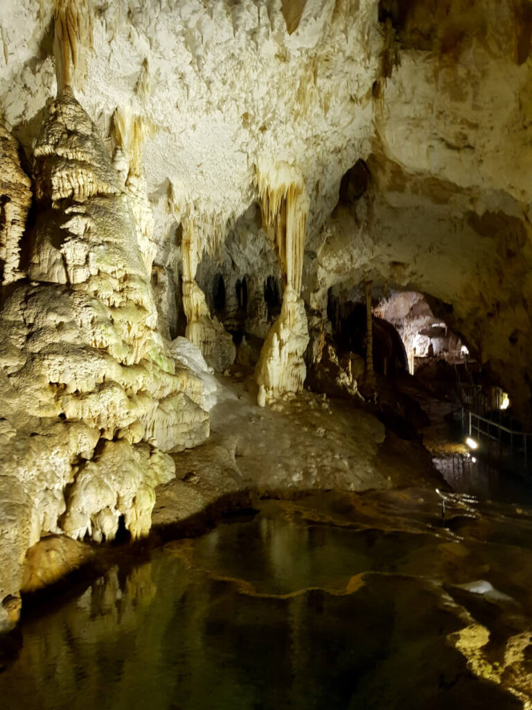 View of inside the Rajko's Cave in Serbia