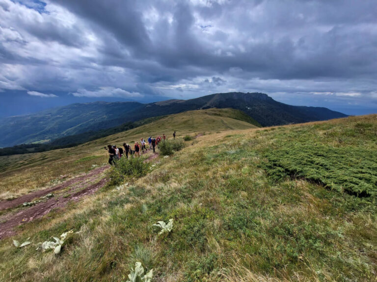 View of a trail in Stara Planina, a mountain in Serbia