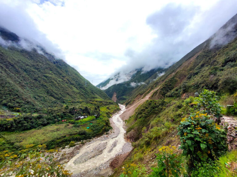 View from Collpapampa in the Salkantay Trek without a guide