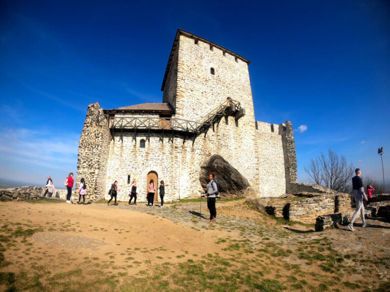 View of the top of the Vrsacka Mountain in Serbia