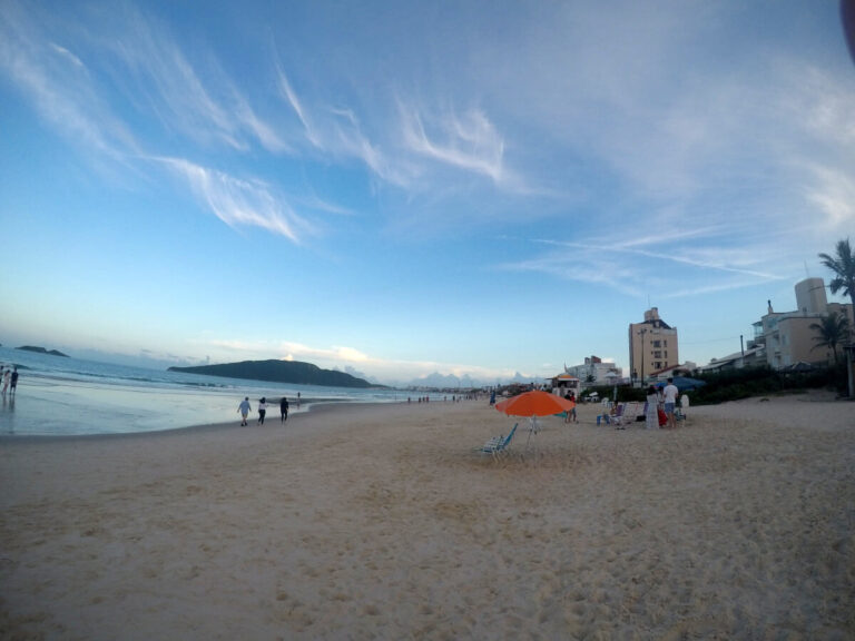 Ingleses beach in Florianopolis, Brazil