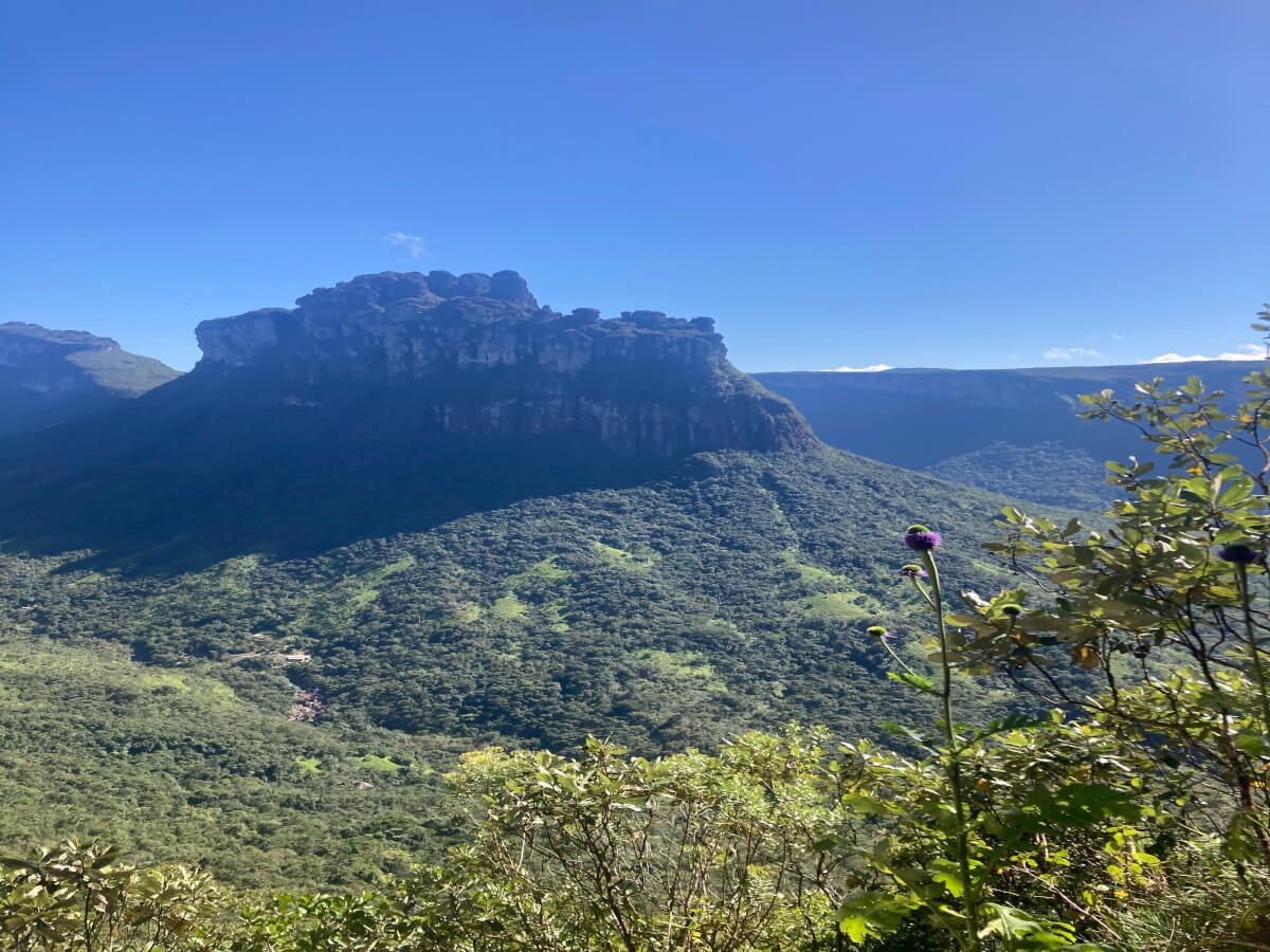 Viewpoint of a hill in Vale do Pati, Chapada Diamantina