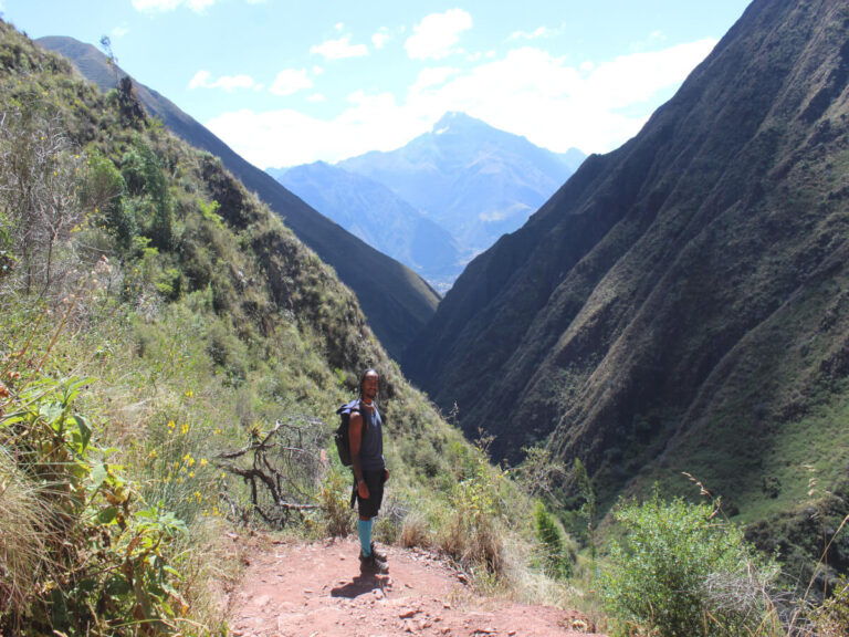 Hiking in Chinchero, Peru