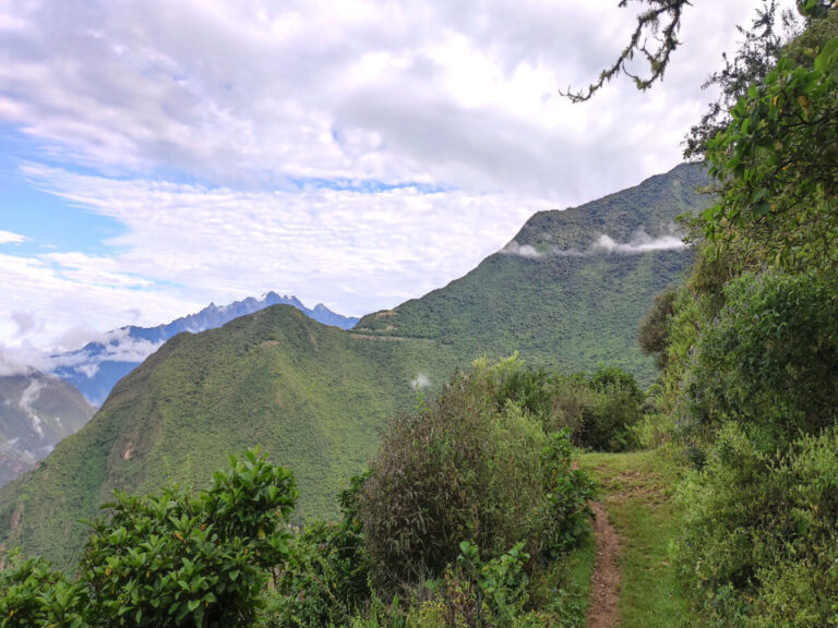 Leaving the village of Marampata towards Choquequirao