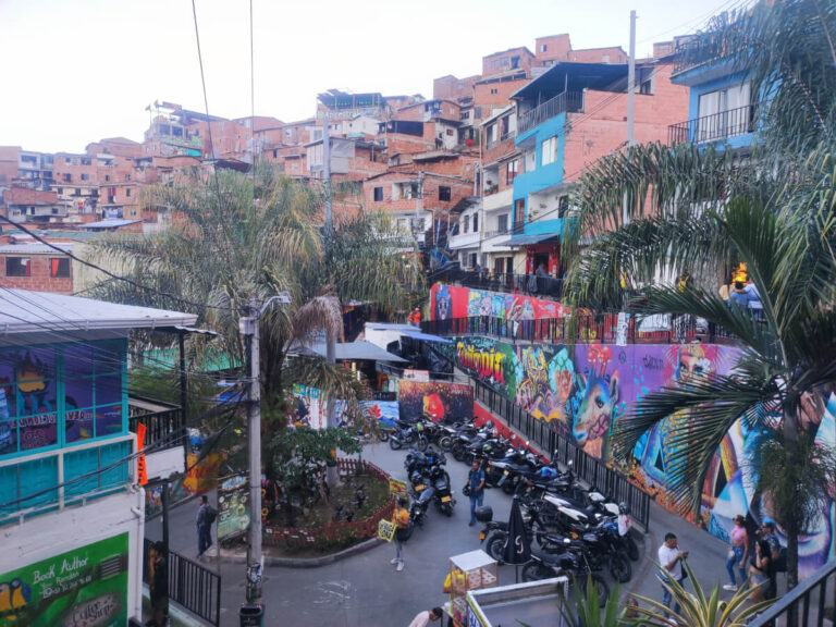 Comuna 13 in Medellin, one of the safe cities in South America