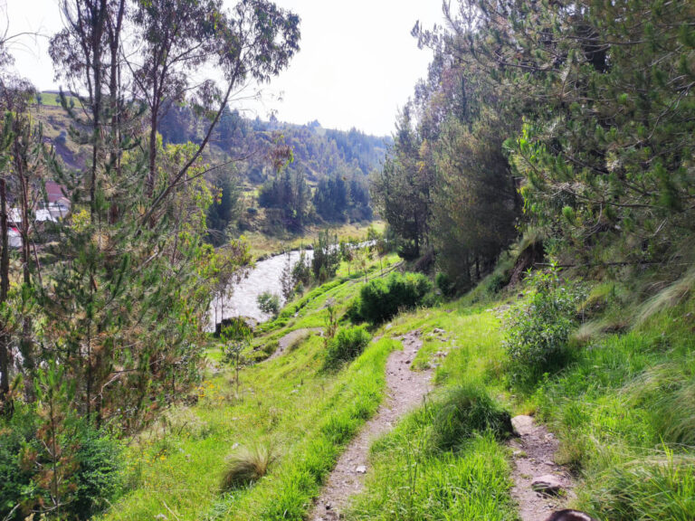 Hiking trail outside of Tinki, Peru