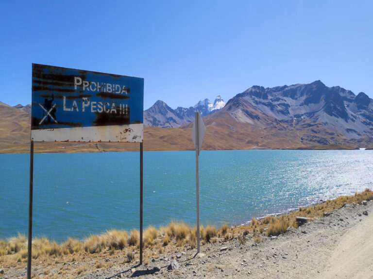 Lake Tuni in Bolivia