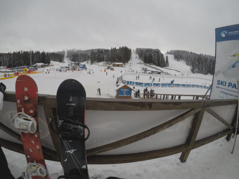 Main slope in the Kopaonik Ski Resort in Serbia