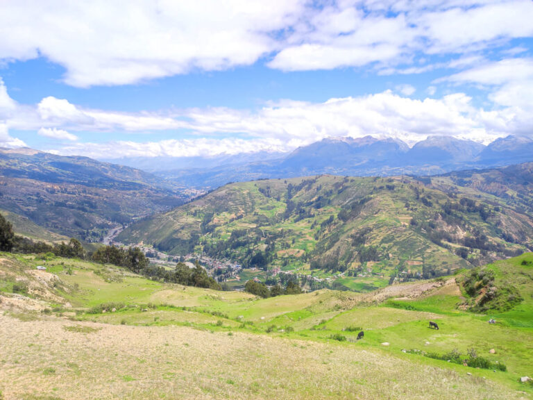 Views from the surrounding area in Huaraz