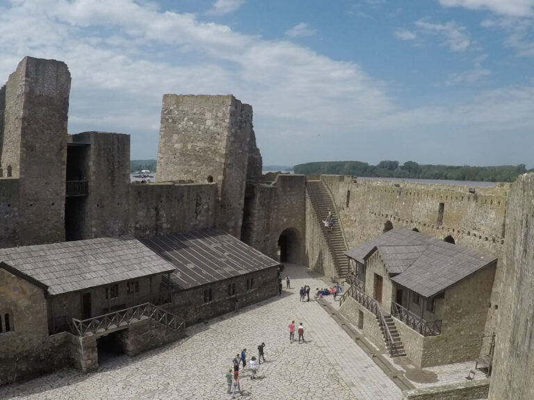 View of inside of the fortress in Smederevo