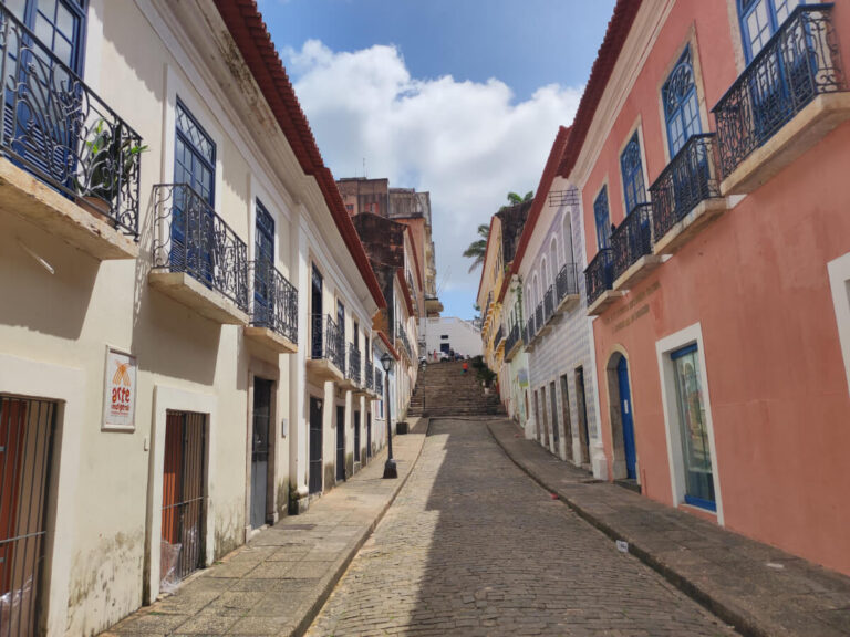 Street in Sao Luis, Brazil