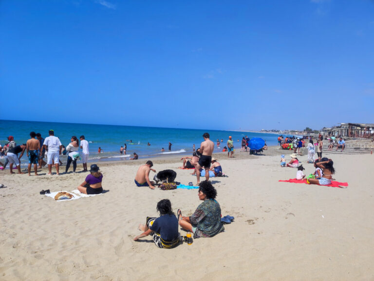 Beach in Mancora, Peru, part of the three-week Peru itinerary