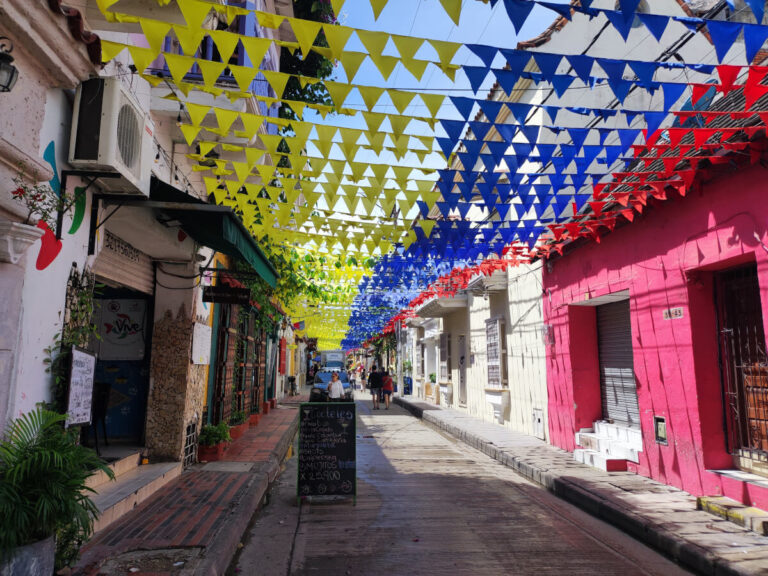 Street in Getsemani, Cartagena