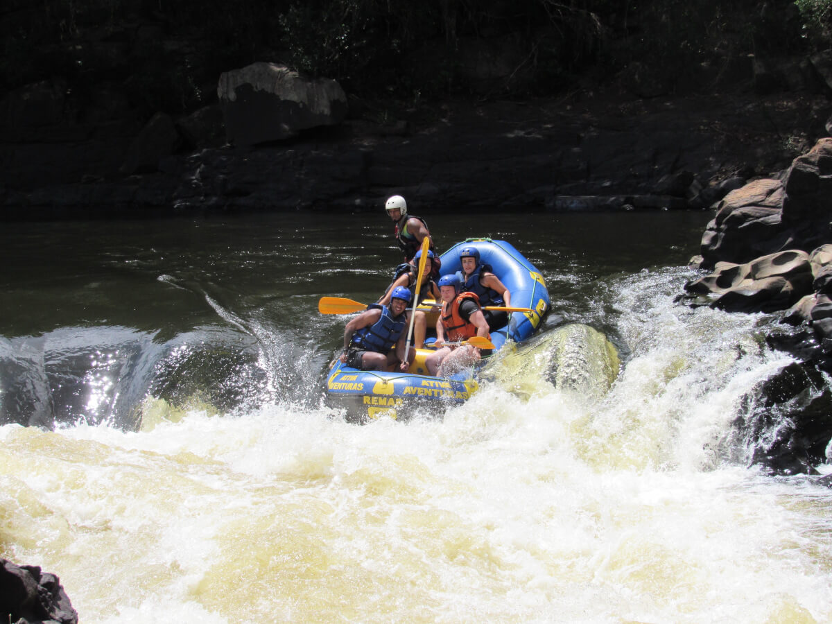 Rafting in Taboquinhas, a place part of the Brazil itinerary for 3 weeks